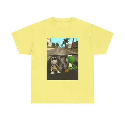 Yoshi And Dry Bones Cruising And Smoking (Design 5)
