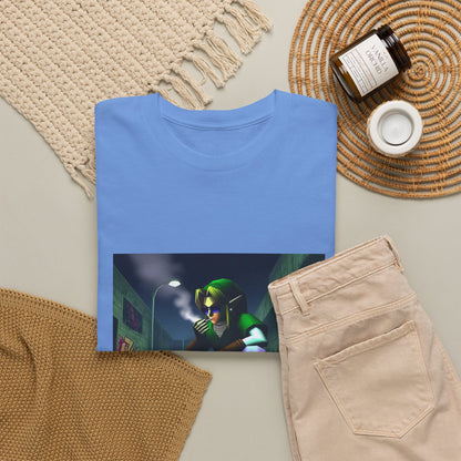 Skater Link Smoking In Dark Alley Tee