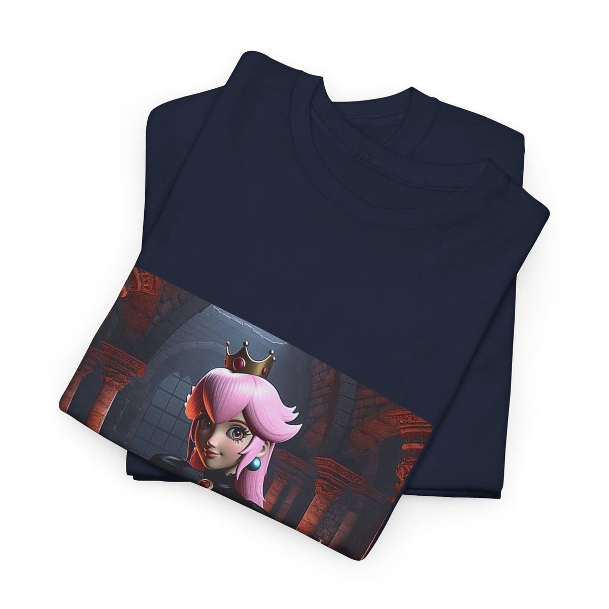 Gothic Peach Amidst Molten Lava
