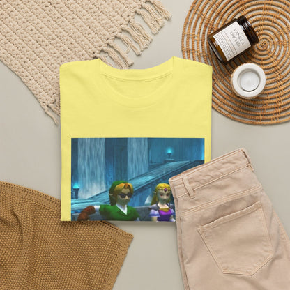 Link And Zelda Chilling In Zora's Domain