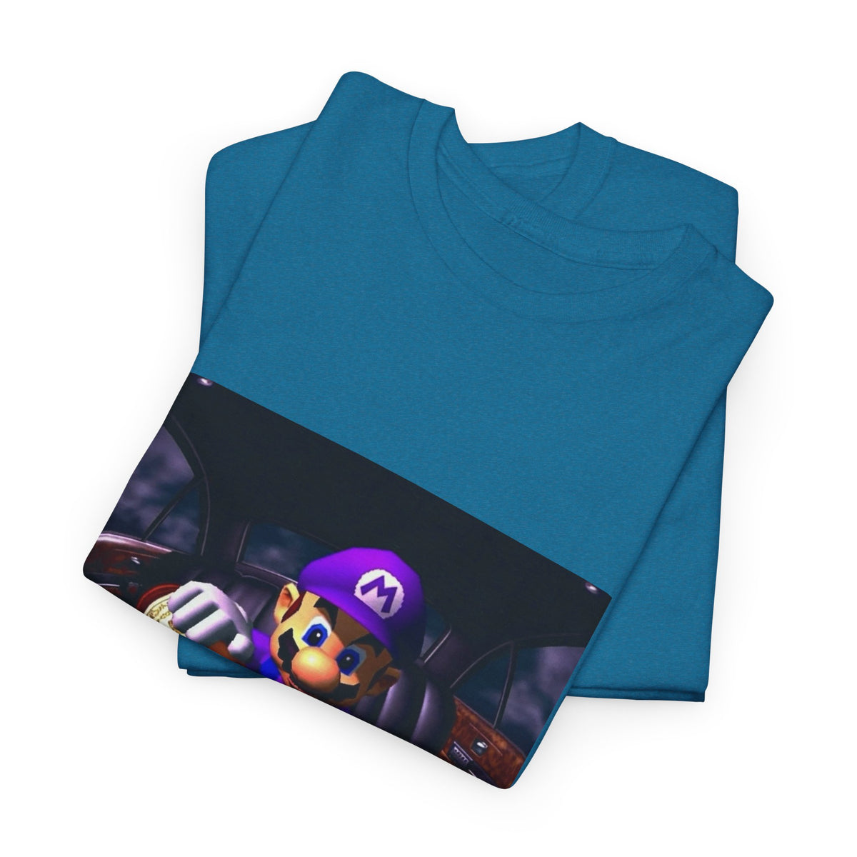 Waluigi Pouring Purple Drank In Limo Tee
