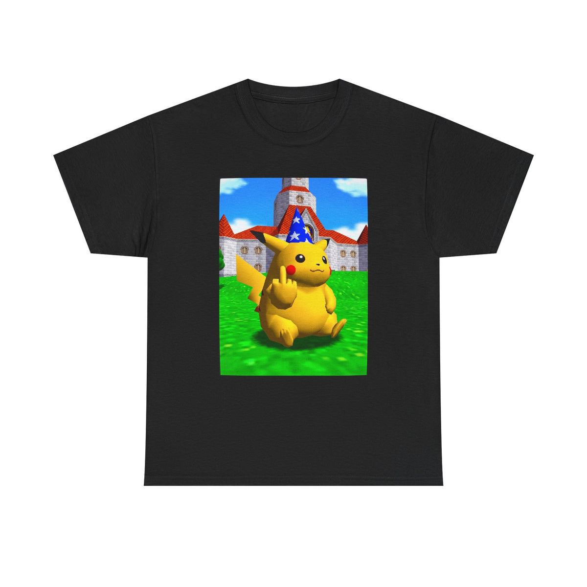 Salty Pikachu Giving The Middle Finger Tee