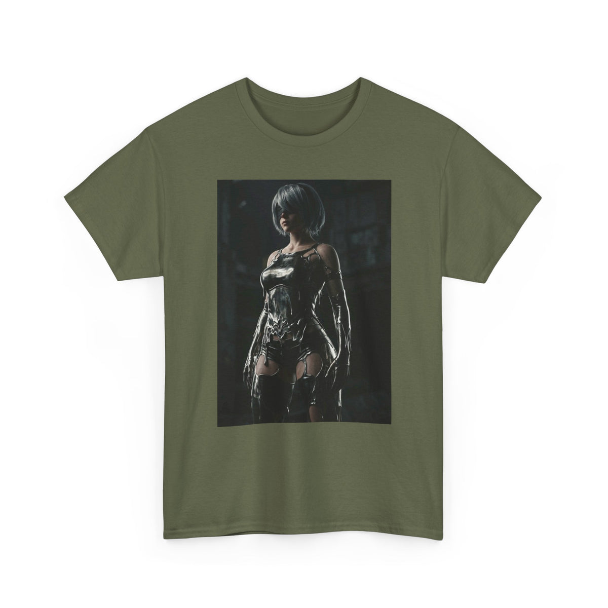 2B In Oozing Black Slime Outfit