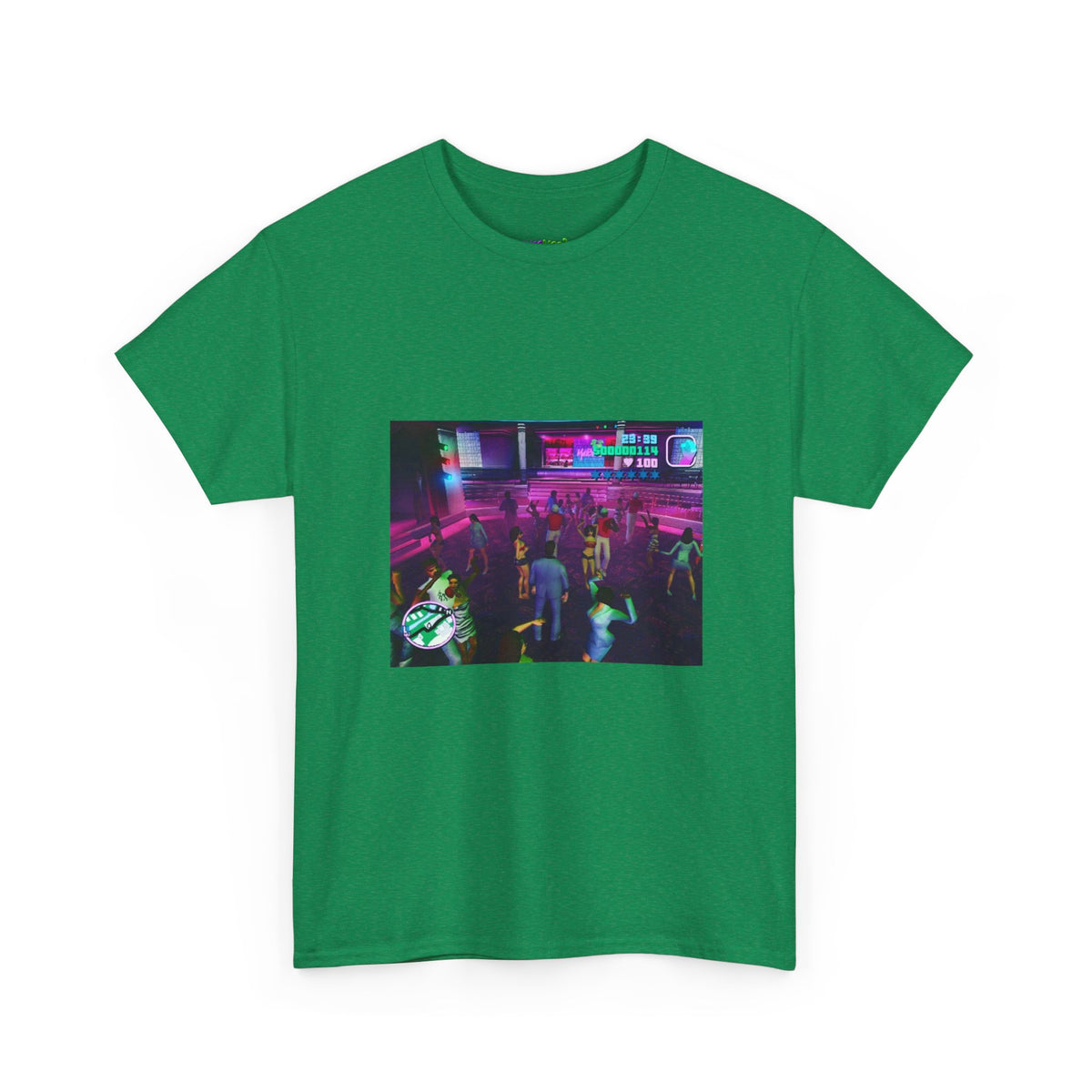 Neon Ember Flow Graphic Tee