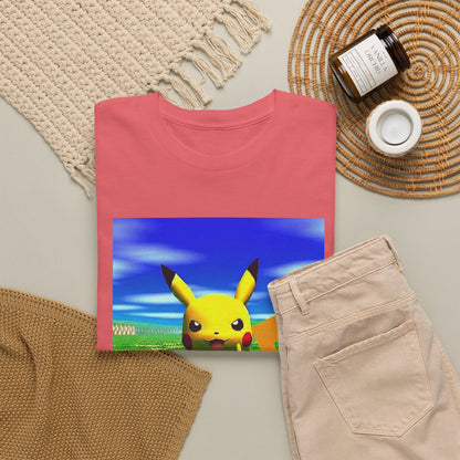 Pikachu Giving The Finger On A Bench