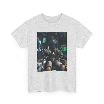 Sci-Fi Pilot Flipping The Bird Tee