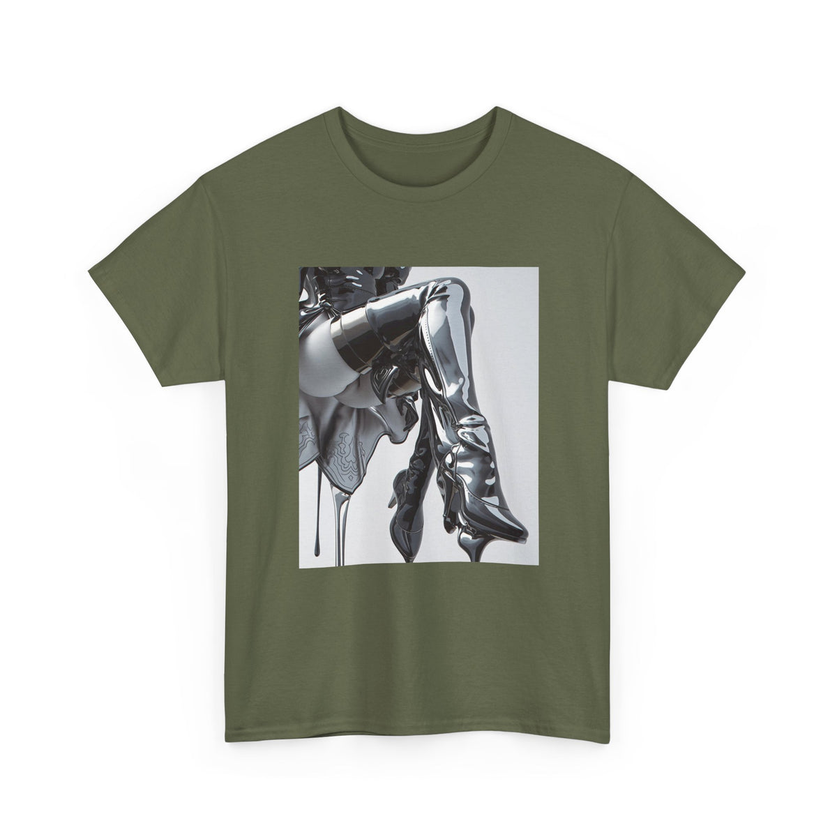 Liquid Chrome Flow Graphic Tee