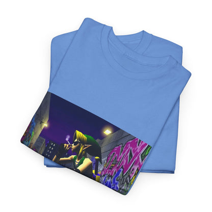 Edgy Link Smoking In Alley Tee