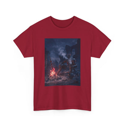 Ashen One Rests By Bonfire With Bong