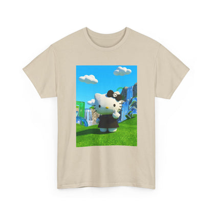 Edgy Kitty Flipping The Bird Tee