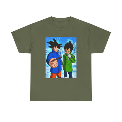 Goku and Vegeta Chillin' On Ice