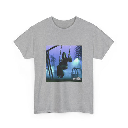 Grim Reaper Giving Middle Finger On Swing