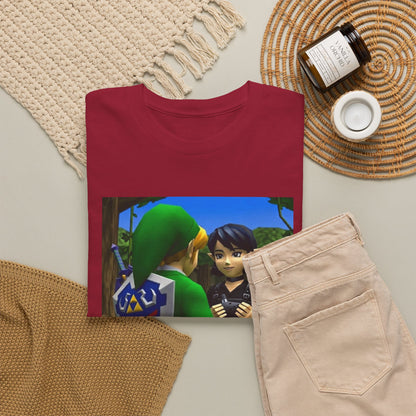 Link And Ocarina Girl Meeting