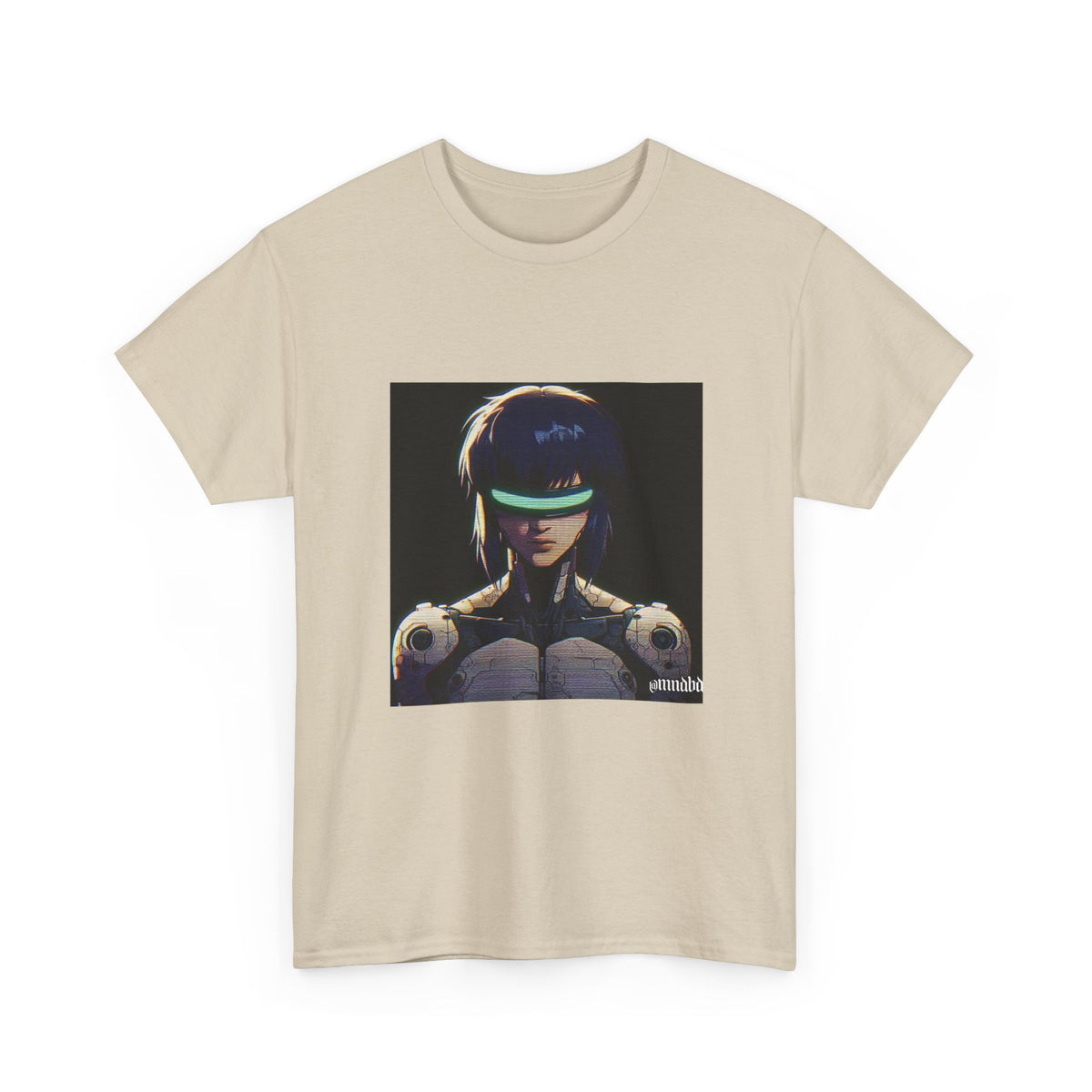 Cybernetic Major Motoko Kusanagi Glitch Art Tee