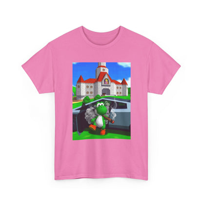 Yoshi Hotboxing Outside Princess Peach's Castle