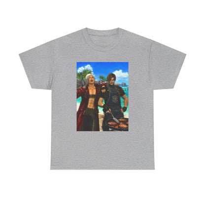 Dante and Leon Grilling Island Burgers Tee
