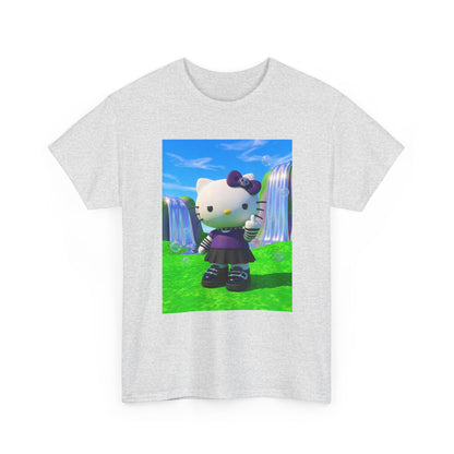 Goth Kitty Flipping Off In Wonderland