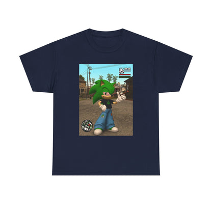 Stoned Green Hedgehog Blazing In Grove Street