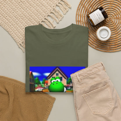 Yoshi Giving The Finger In Neighborhood Tee