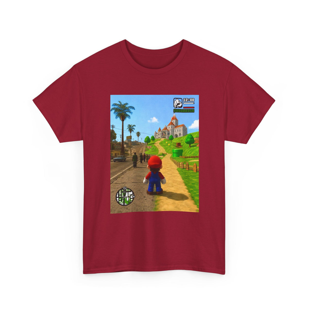 Mario Exploring San Andreas Streets