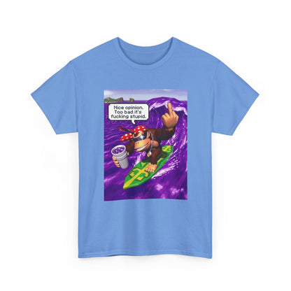 Donkey Kong Surfing Purple Wave Middle Finger