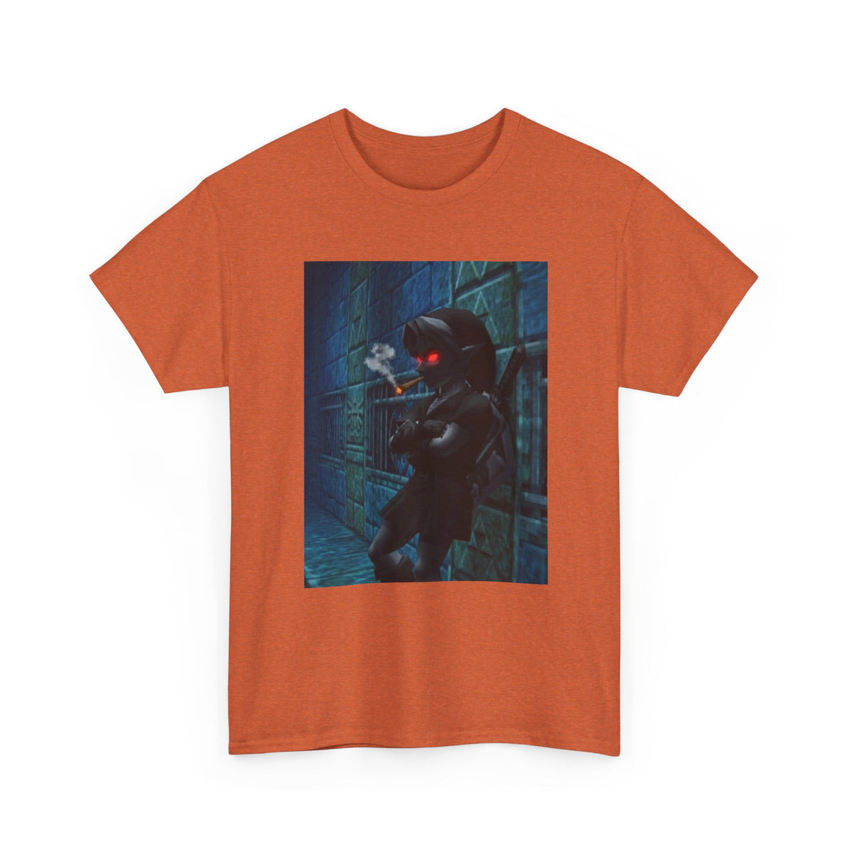 Dark Elf Smoking Blunt In Dungeon Tee
