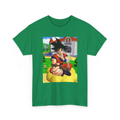 Goku Blazing On Nimbus At Mushroom Kingdom