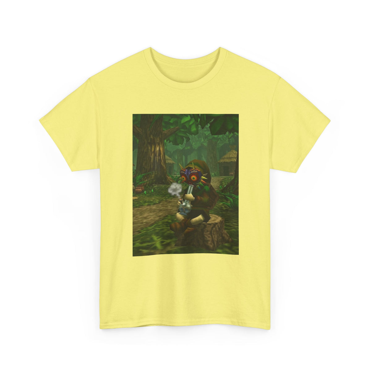 Deku Link Smoking Majora's Mask Tee