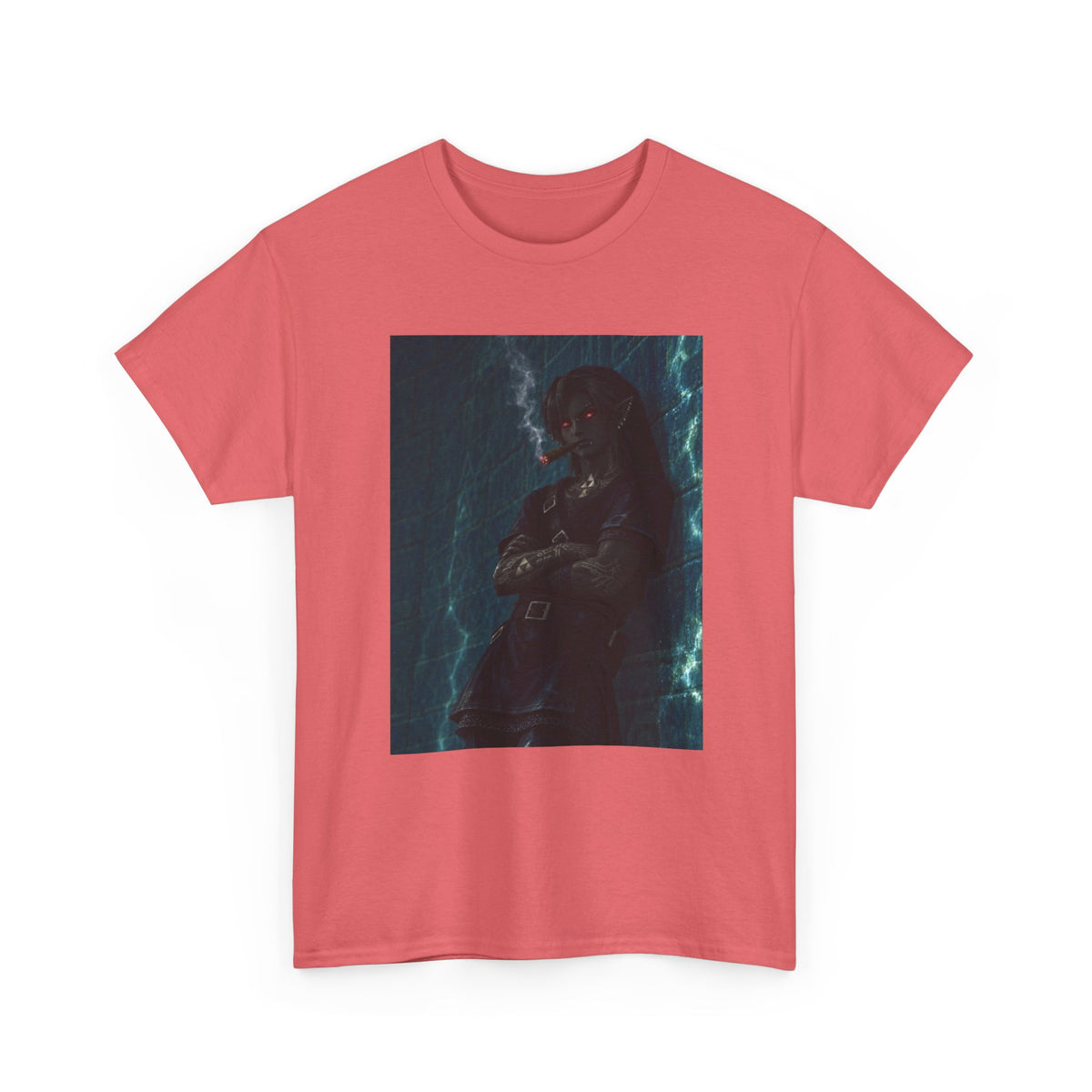 Dark Link Smoking A Lit Cigar Tee