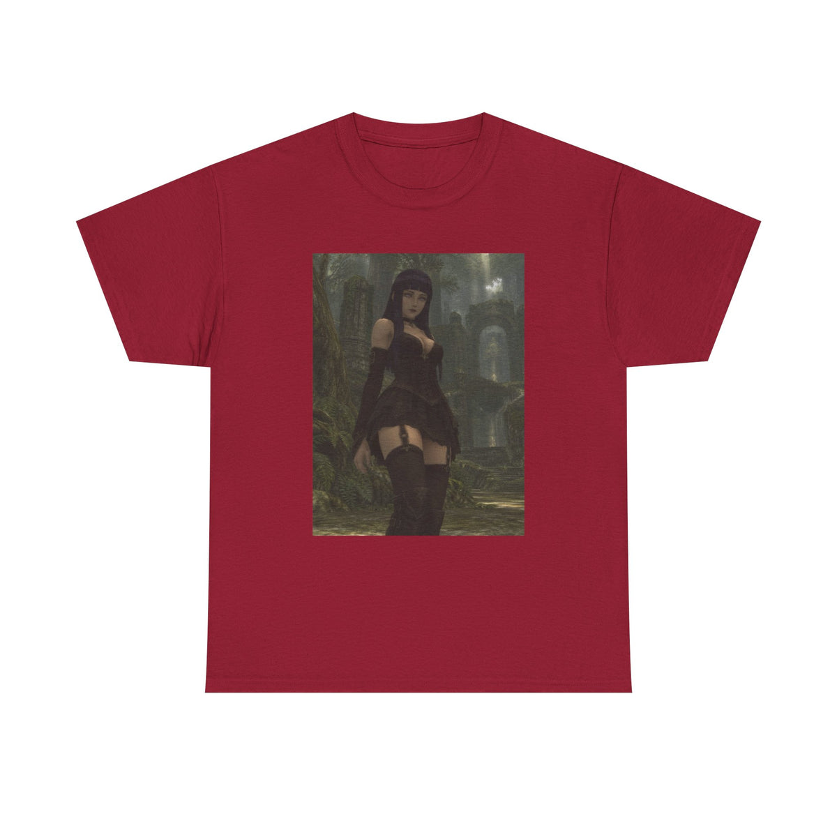 Gothic Byakugan Hinata In Ruined Forest