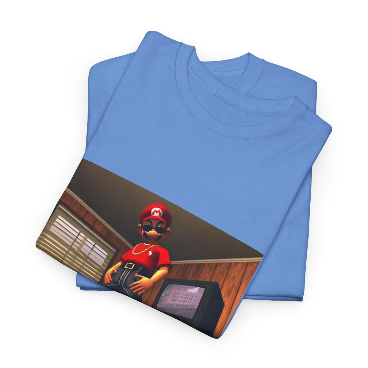 Gangster Mario Chillin' In The Crib Tee