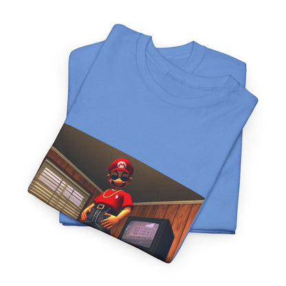 Gangster Mario Chillin' In The Crib Tee