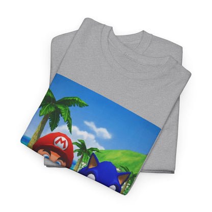 Mario And Sonic Flipping The Bird