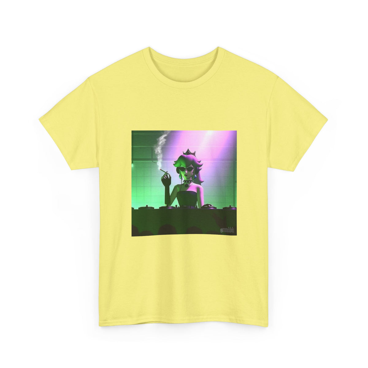 DJ Peach Smoking At The Rave Tee