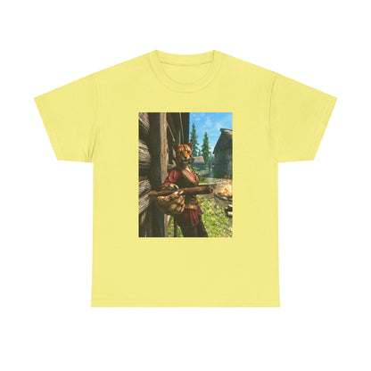 Khajiit Smoking Fat Blunt Tee