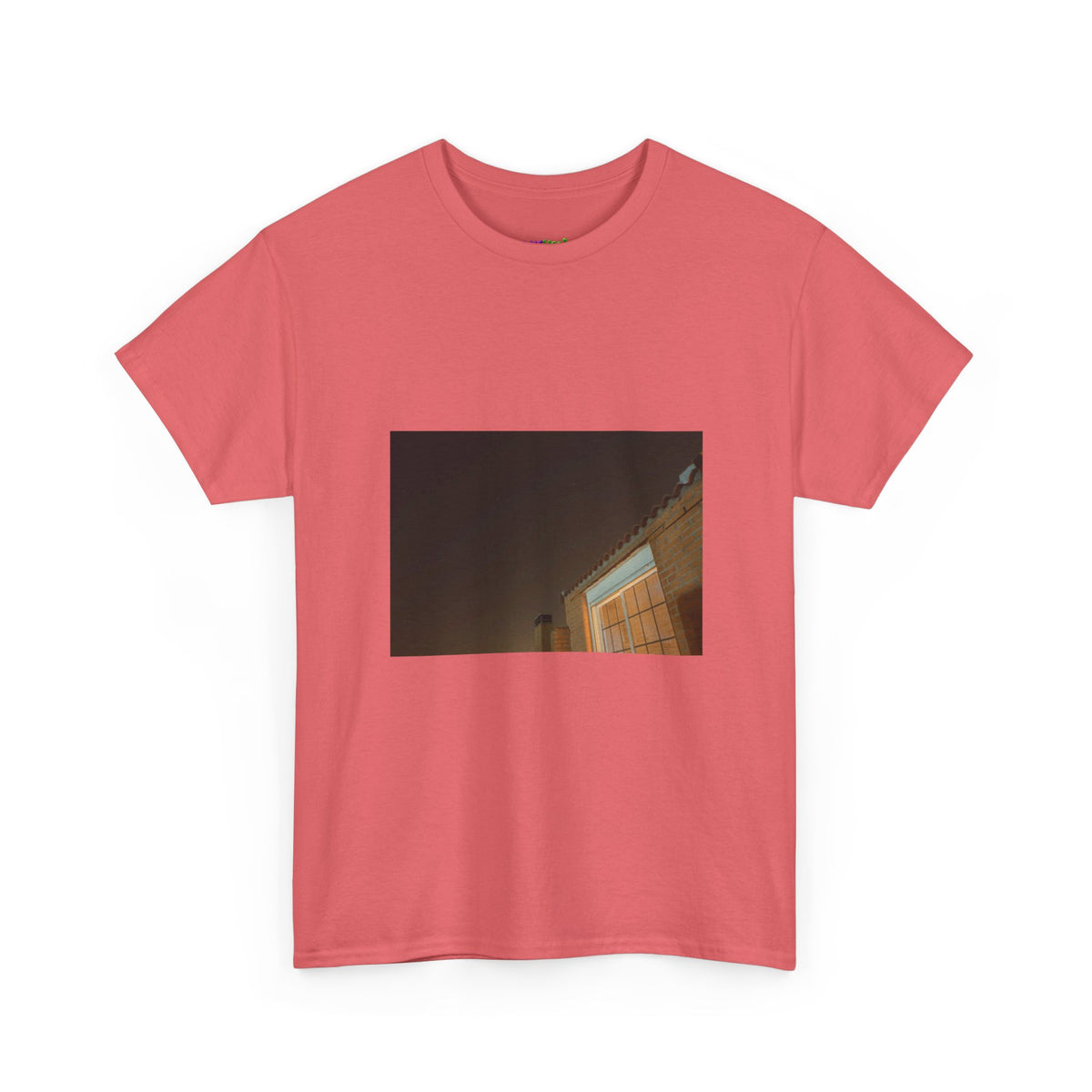 Neon Leaf Whisper Graphic Tee