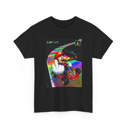 Mario Karting, Blazing, And Flipping The Bird Tee