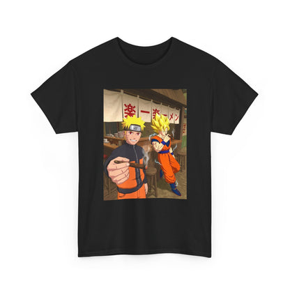 Naruto and Goku Smoking At The Ramen Shop