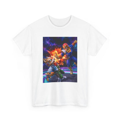 Falcon Punch Fox Flipping The Bird Tee
