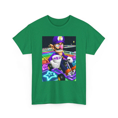 Waluigi Sipping Lean On Rainbow Road Tee (Design 4)