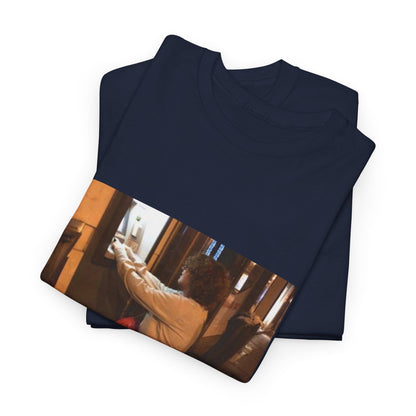 Gravity Defying Green Graphic Tee