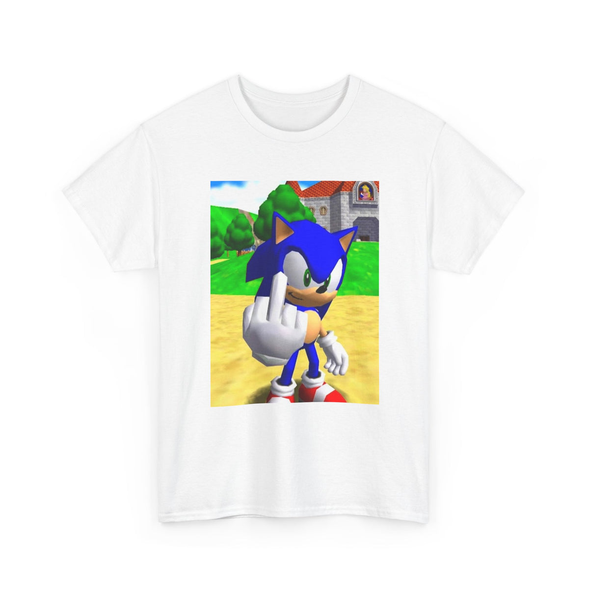 Sonic Flipping The Bird Tee
