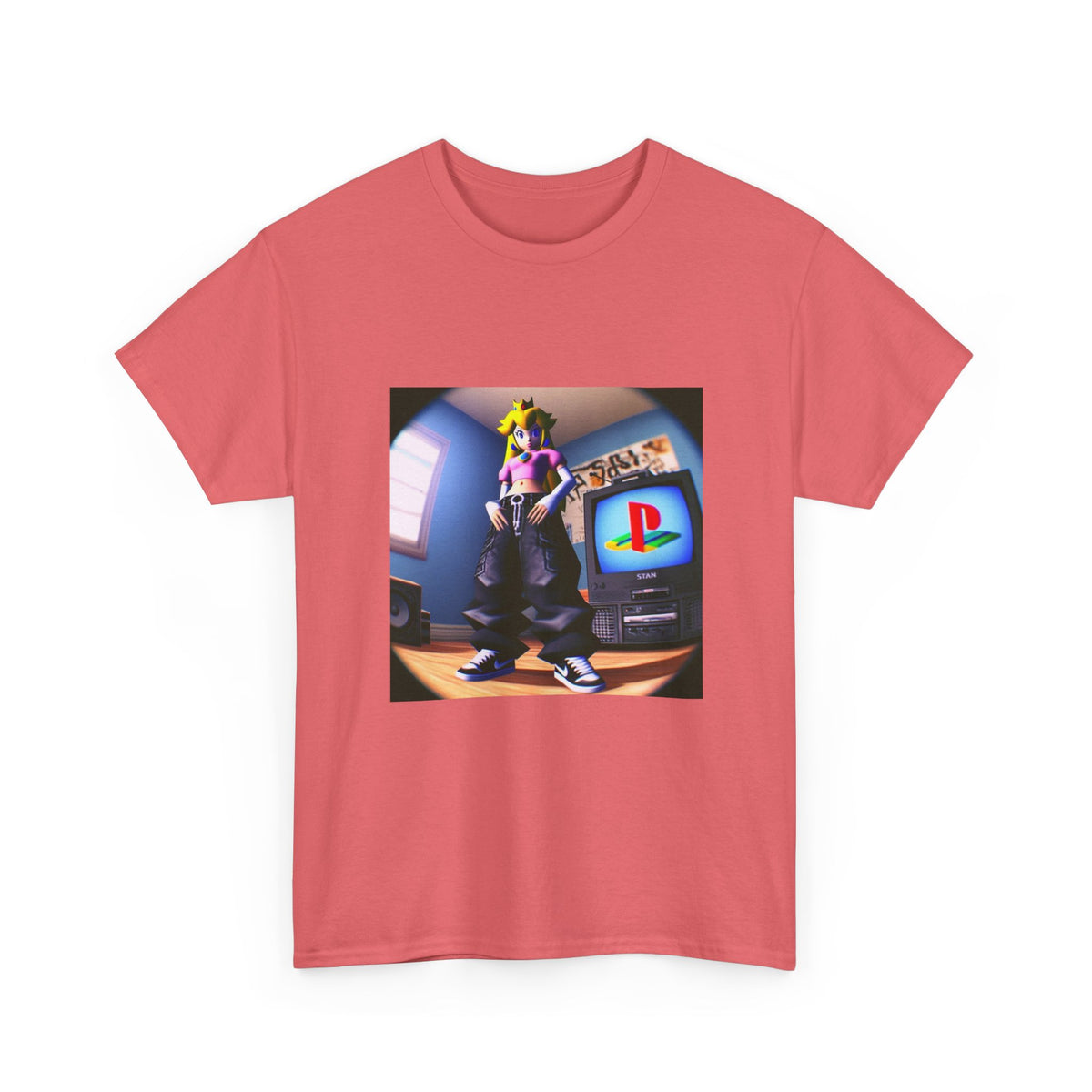 Princess Peach Y2K Drip Tee