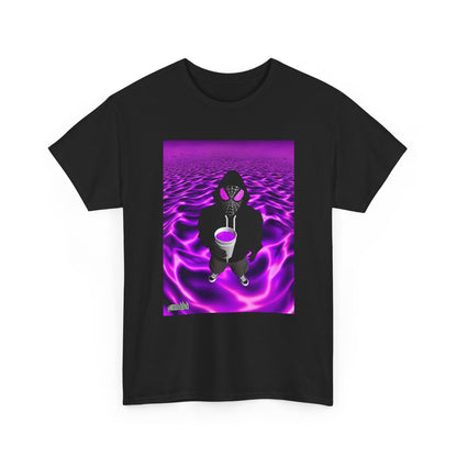 Spider-Hoodie With Purple Swirls Tee