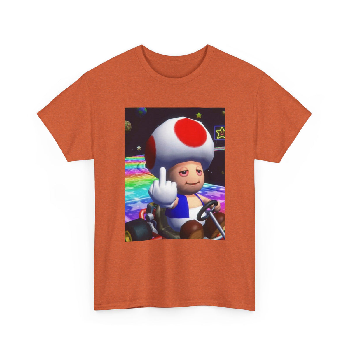 High Toad Flipping Off On Rainbow Road