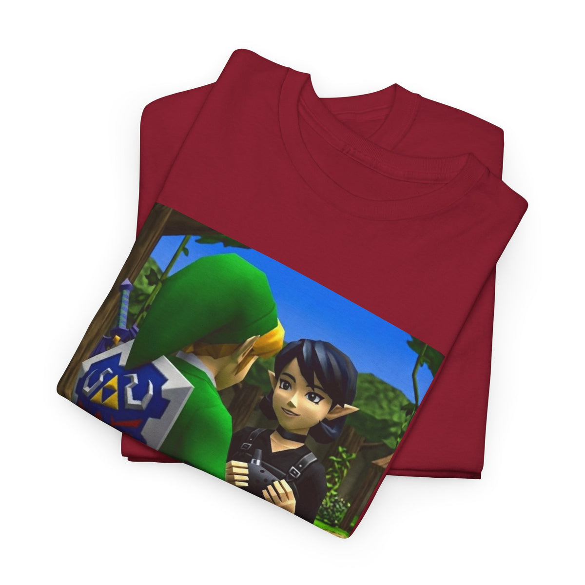 Link And Ocarina Girl Meeting