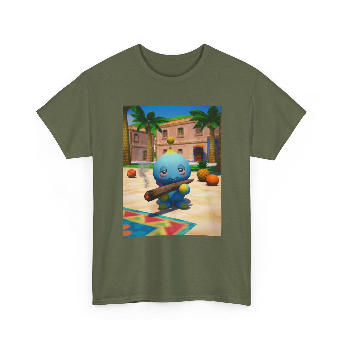 Chao Smoking A Blunt On A Tropical Beach Tee