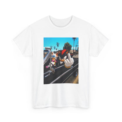 Shadow And Rouge Flipping The Bird Tee