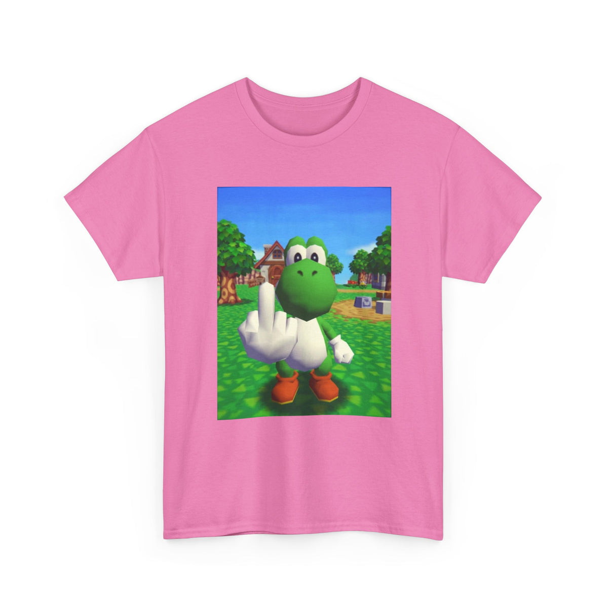 Yoshi Giving The Finger On A Tee