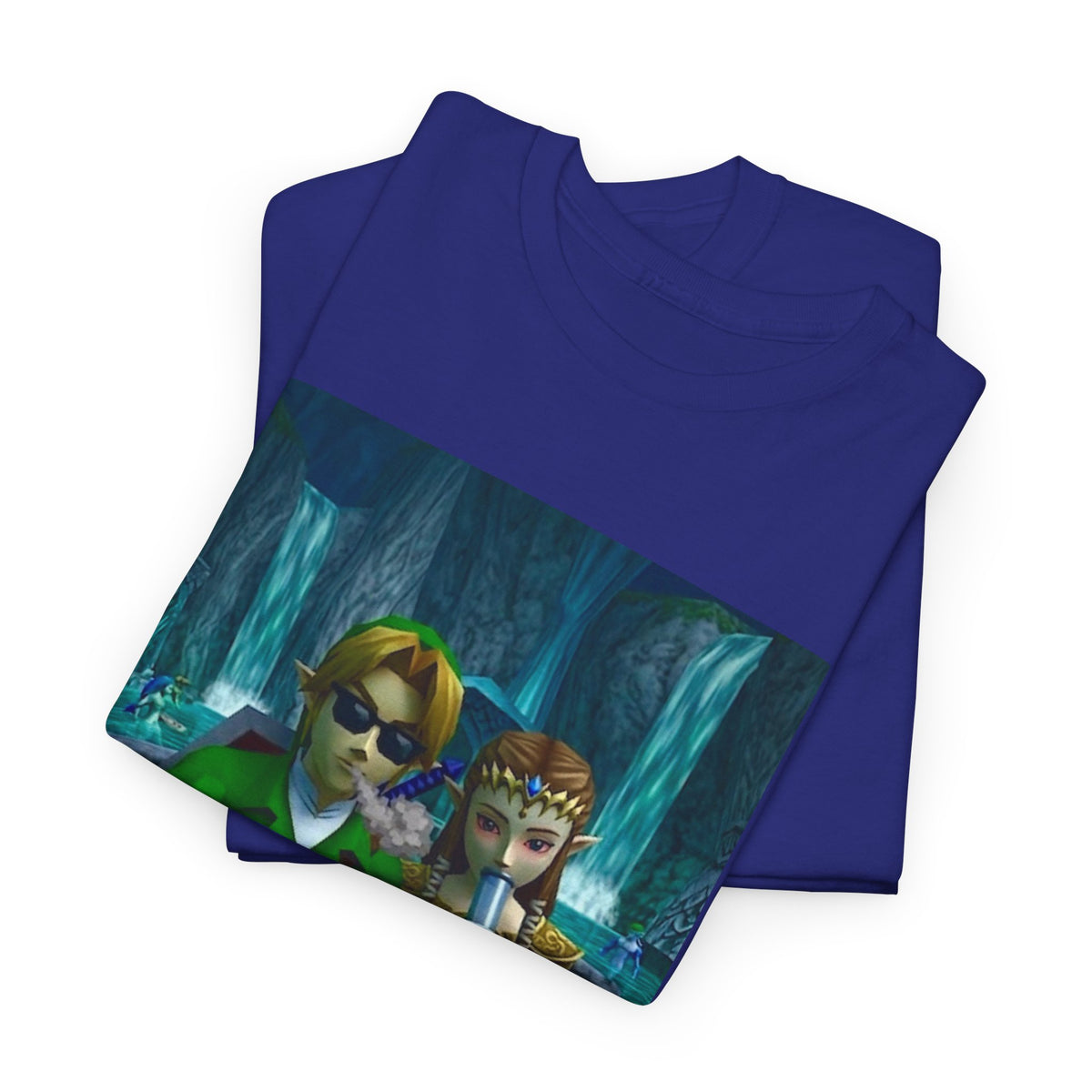 Link And Zelda Sharing A Smoke Tee